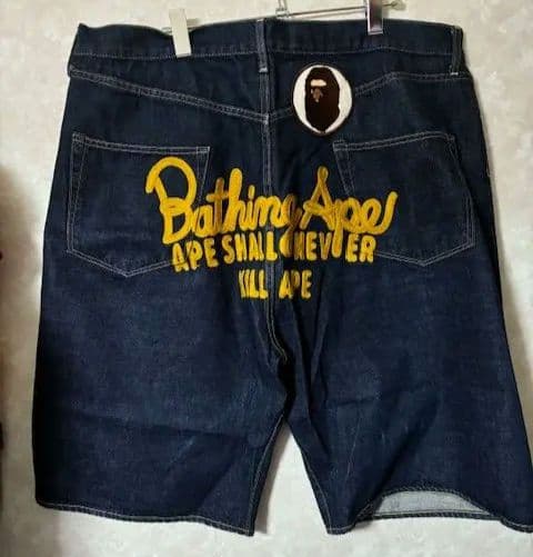 A BATHING APEショートパンツ ダークデニム