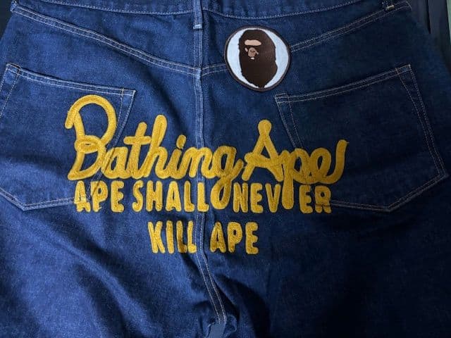 A BATHING APEショートパンツ ダークデニム