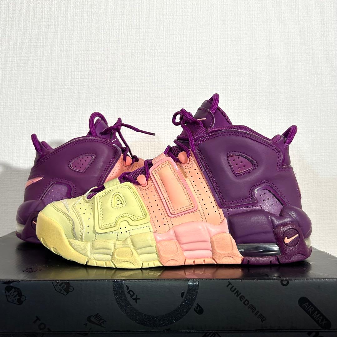 美品! 海外限定 ナイキ エアモアアップテンポ モアテン 25cm トリコロール