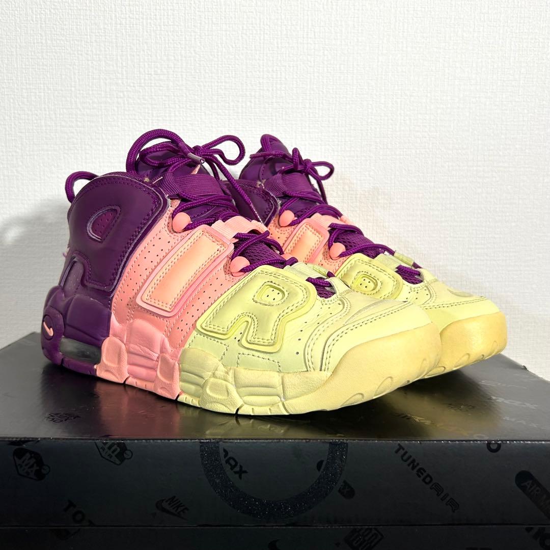 美品! 海外限定 ナイキ エアモアアップテンポ モアテン 25cm トリコロール