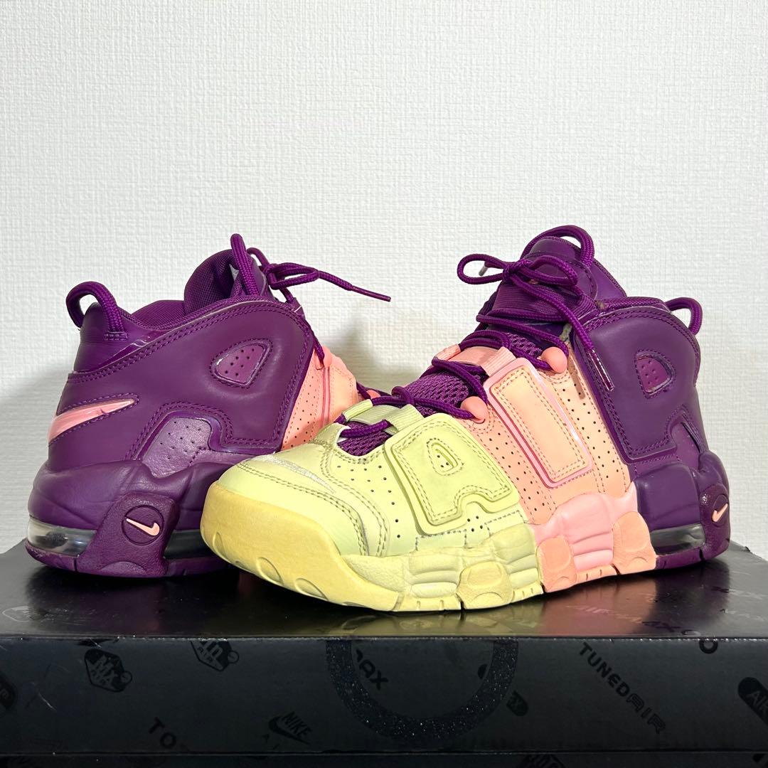 美品! 海外限定 ナイキ エアモアアップテンポ モアテン 25cm トリコロール