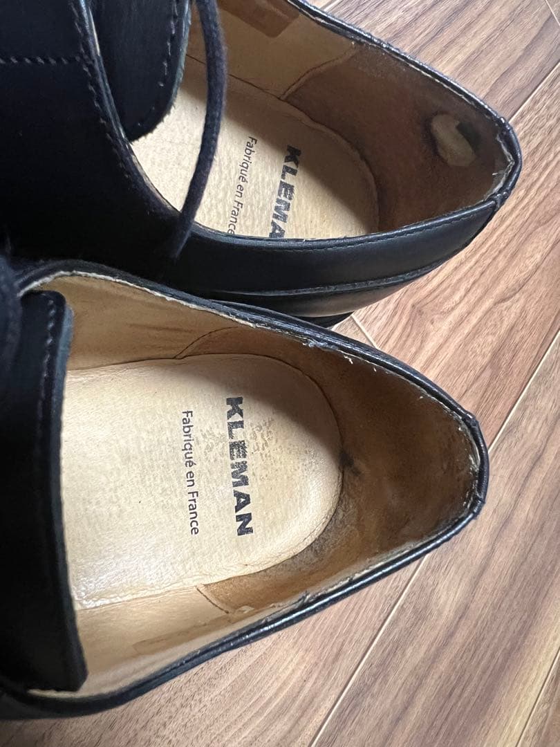 KLEMAN クレマン FRODAN ダービー　Uチップ　レザー 黒