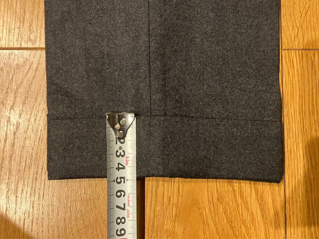 超美品！INCOTEX 1NT035 S100's SLIMFITウールパンツ②