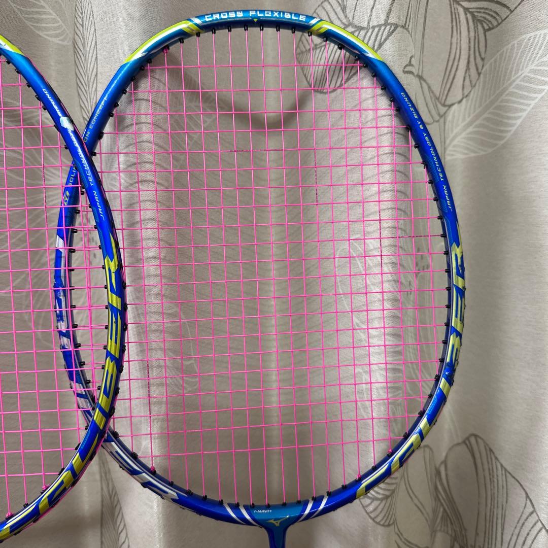 Mizuno早川賢一モデル バドミントンラケット 4UG5 キャリバーvsツアー