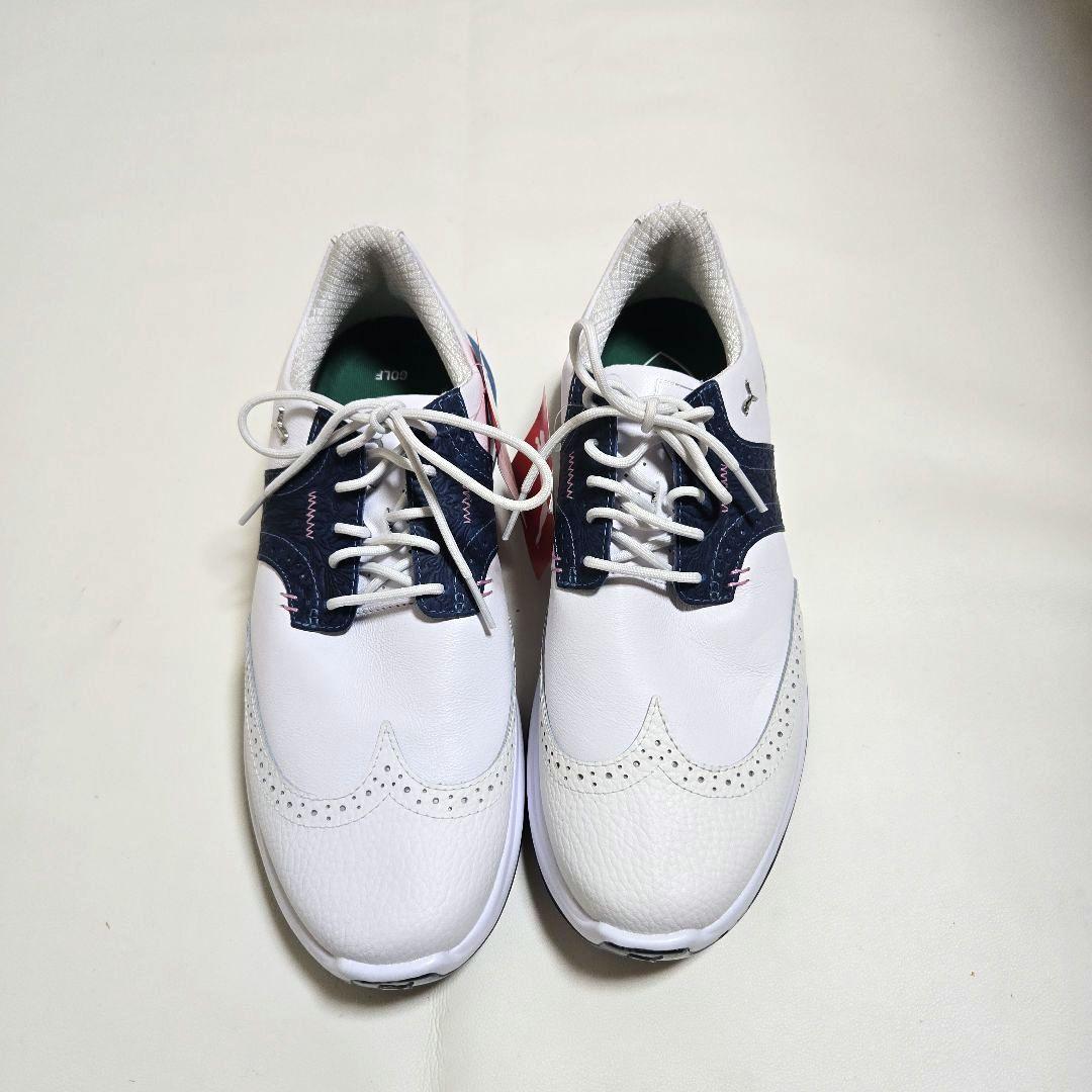 【新品】プーマゴルフ ファントムキャット ニトロ フェアアイル シューズ 27㌢