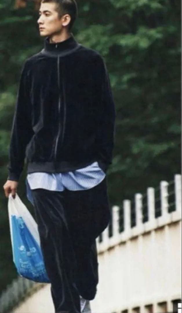 COMOLI 20AW ベロアジャージトラックジャケット 希少サイズ1