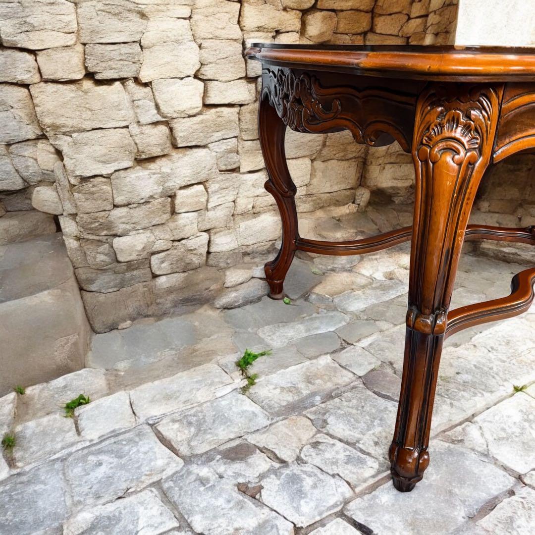 ITALY ローテーブル サイドテーブル センターテーブル 高級輸入家具 猫脚