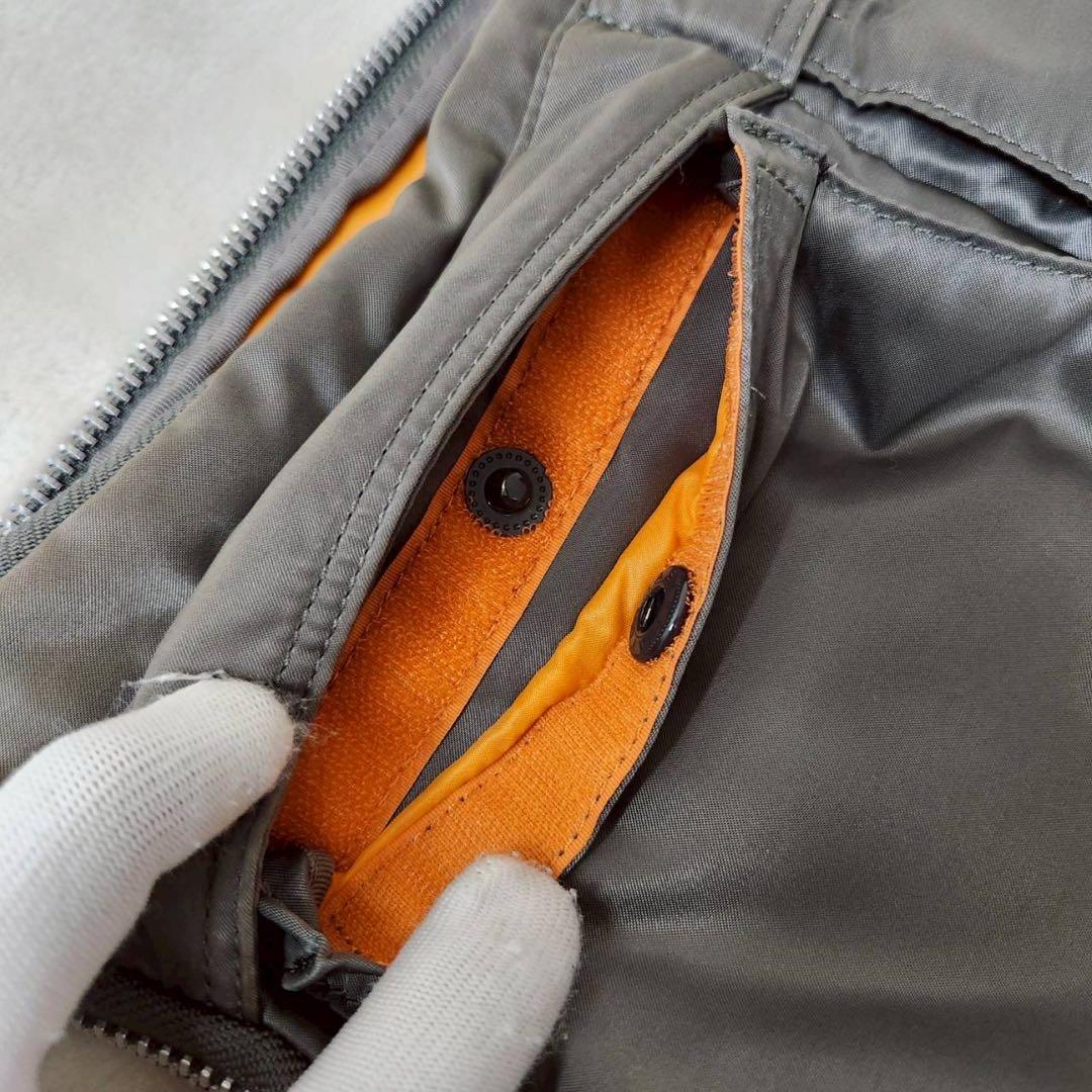 ✨美品✨ポーター タンカー クラッチバッグ ドキュメントケース シルバーグレー