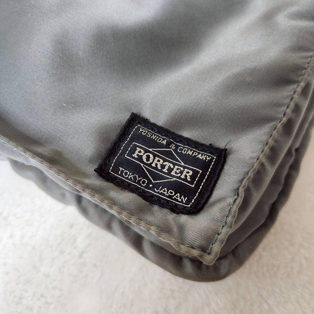 ✨美品✨ポーター タンカー クラッチバッグ ドキュメントケース シルバーグレー