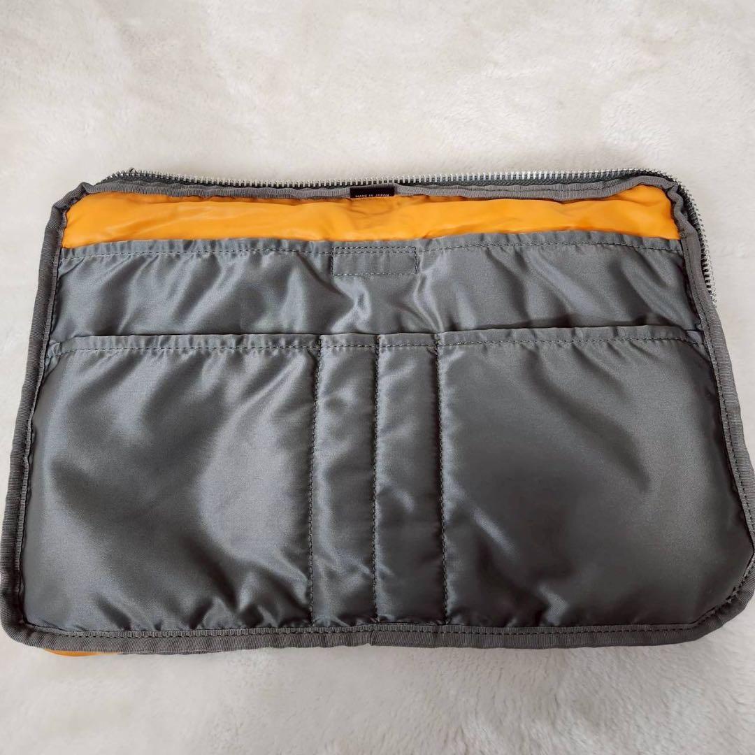 ✨美品✨ポーター タンカー クラッチバッグ ドキュメントケース シルバーグレー