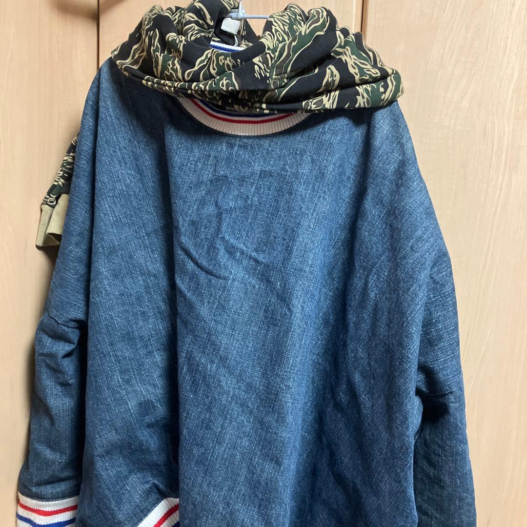 PHENOMENON/フェノメノン　フーディマフラー　タイガーカモ