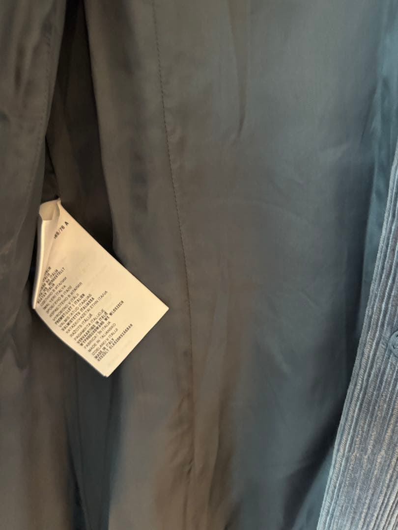 miu miu グレー コーデュロイコート