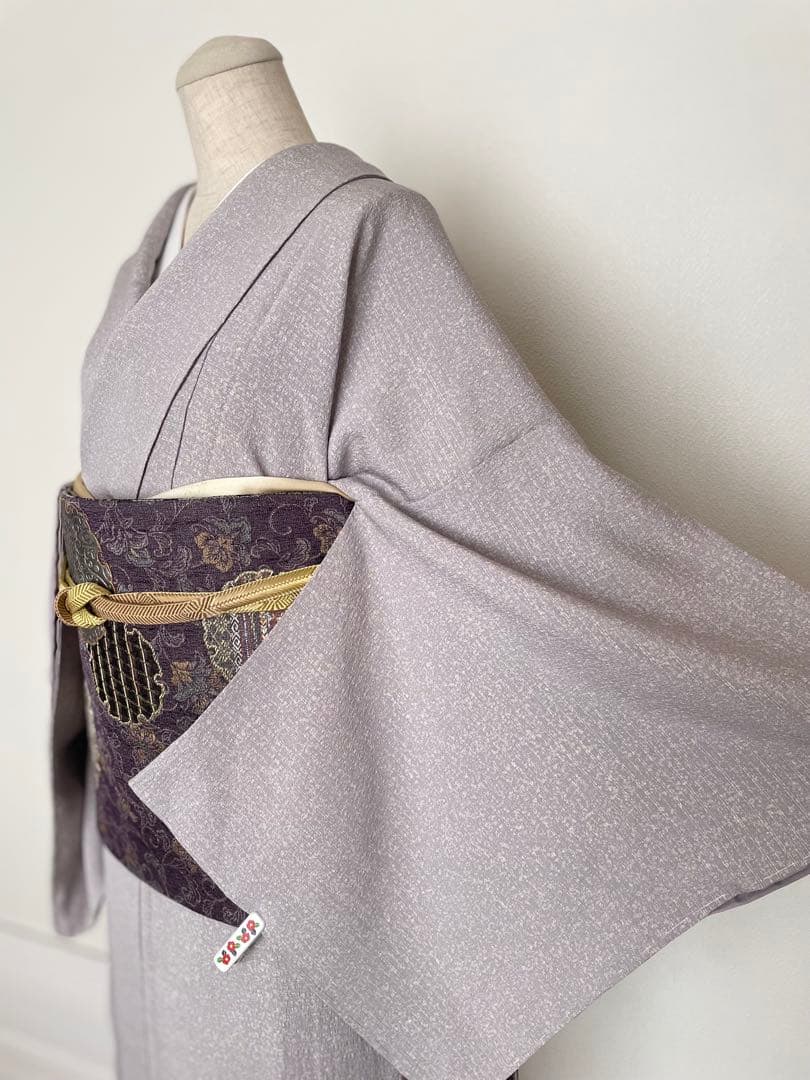 しつけ付き 美しい染めのお着物 正絹作家物