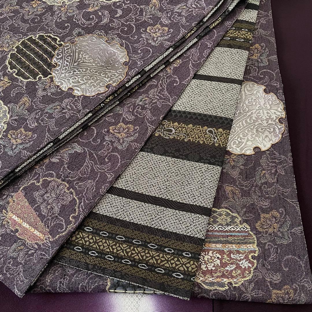 しつけ付き 美しい染めのお着物 正絹作家物