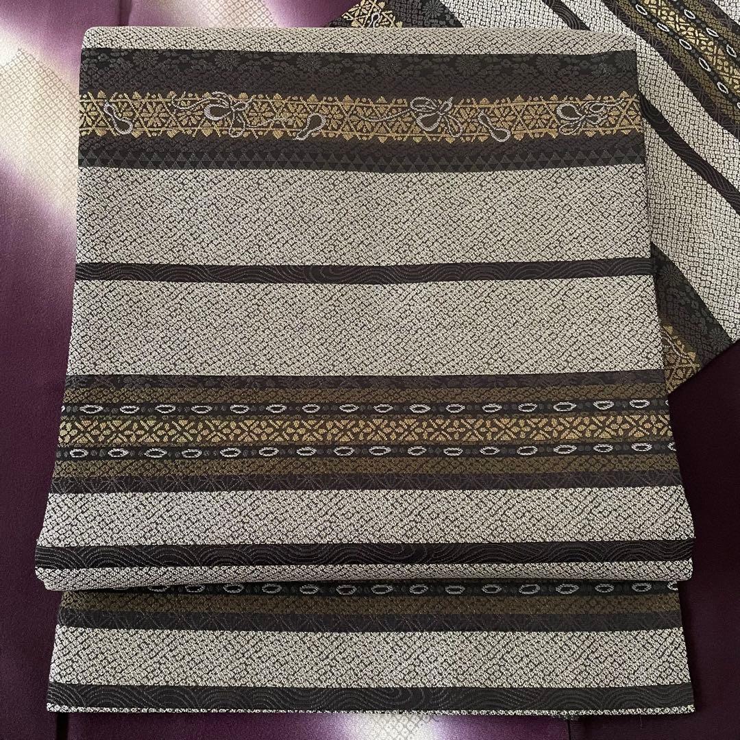 しつけ付き 美しい染めのお着物 正絹作家物