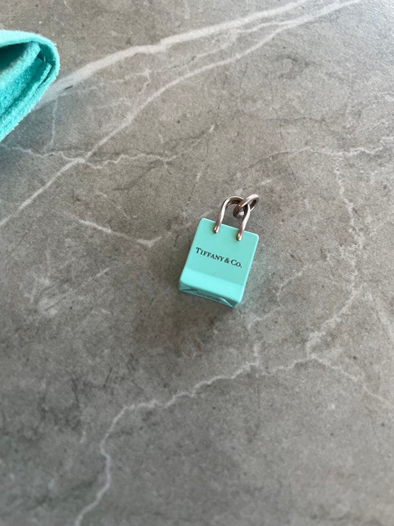お値下げしました！希少ティファニー　ショップバック　チャーム