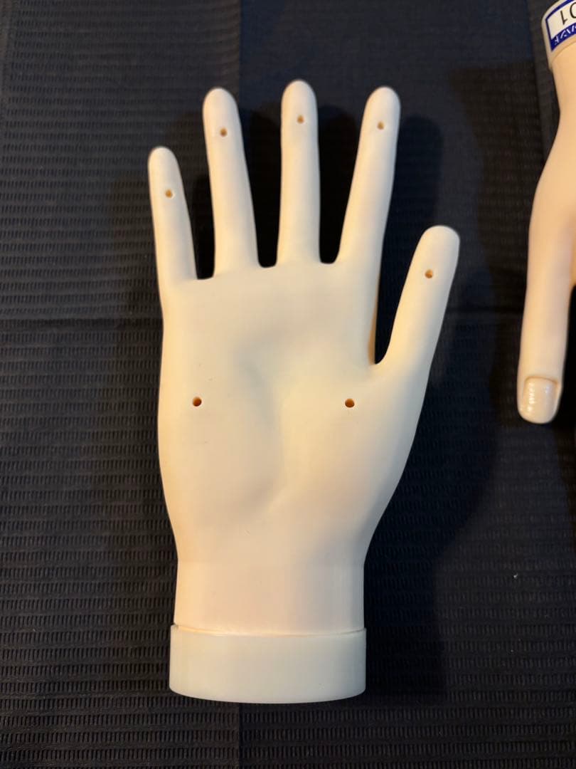 【骨折なし・箱無し】JNEC認定モデルハンド 両面テープ付き