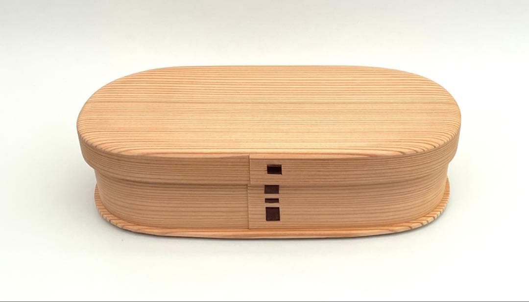 柴田慶信商店　手の平弁当箱　被せ蓋大　未使用