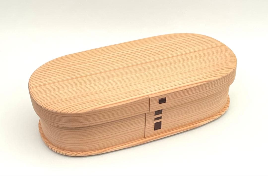 柴田慶信商店　手の平弁当箱　被せ蓋大　未使用