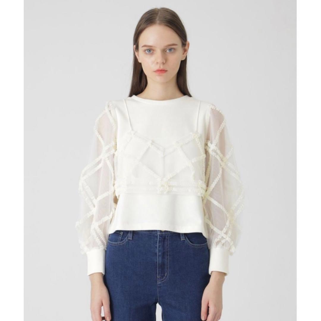 美品✨ブルーレーベルクレストブリッジ チュールビスチェ/トップス セットアップ