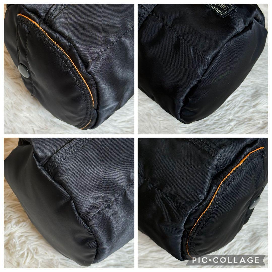 極美品　ポーター　PORTER　タンカー　ミニボストン　ダッフルバッグ　黒