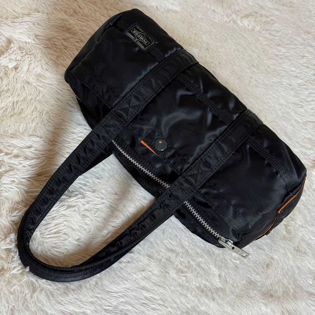 極美品　ポーター　PORTER　タンカー　ミニボストン　ダッフルバッグ　黒