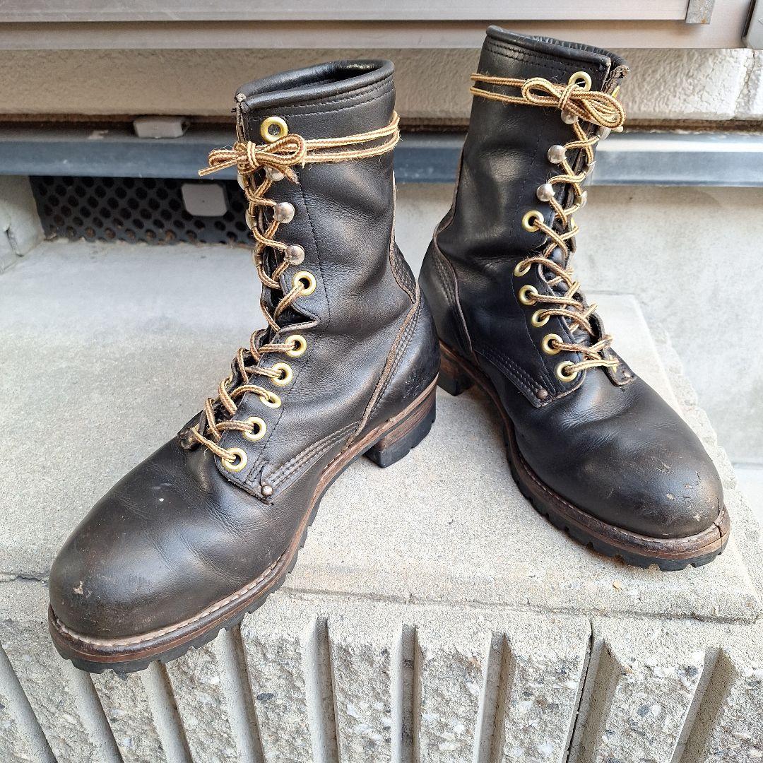 w*e様 CAROLINA PT91 VINTAGE ロガーブーツ　8E 茶芯