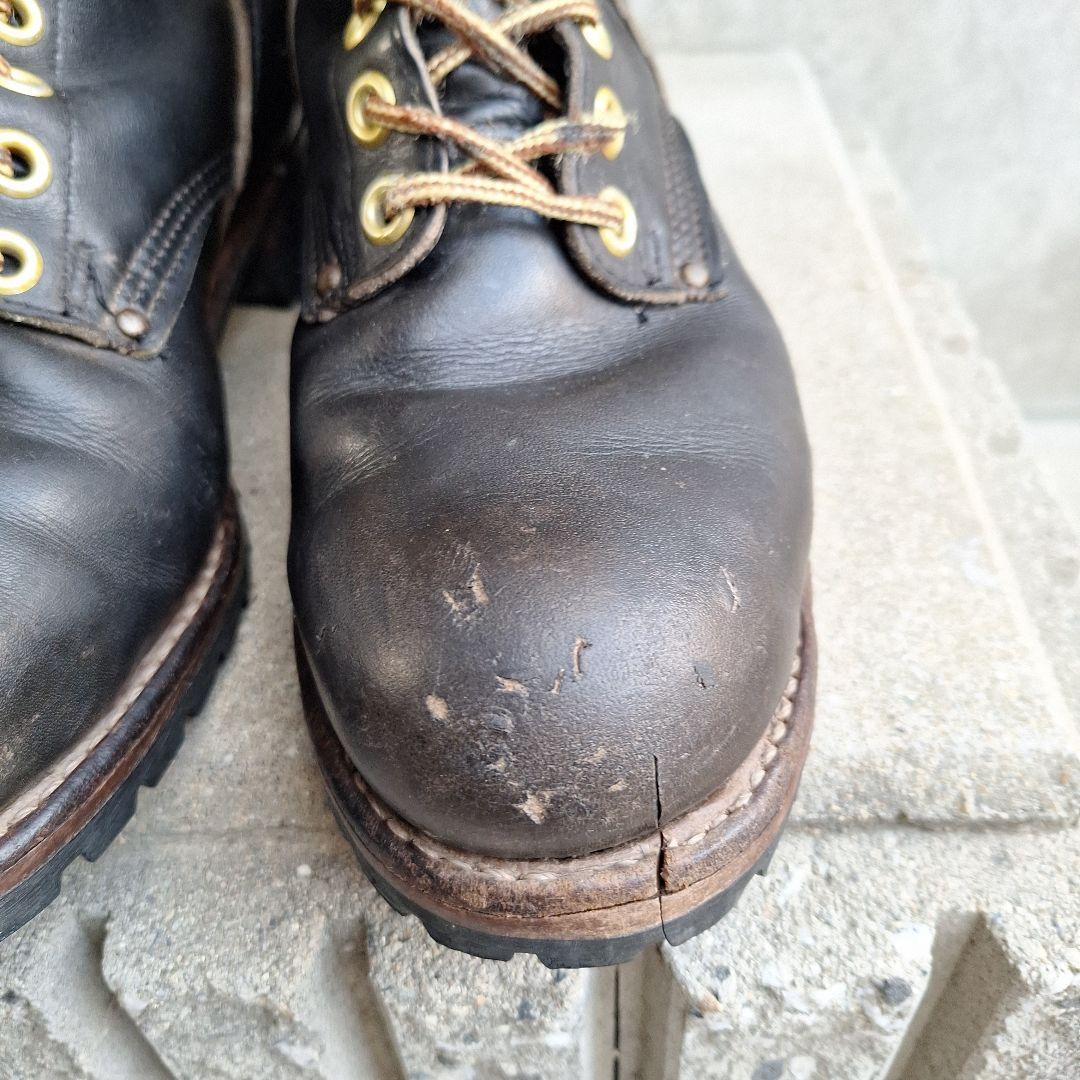 w*e様 CAROLINA PT91 VINTAGE ロガーブーツ　8E 茶芯