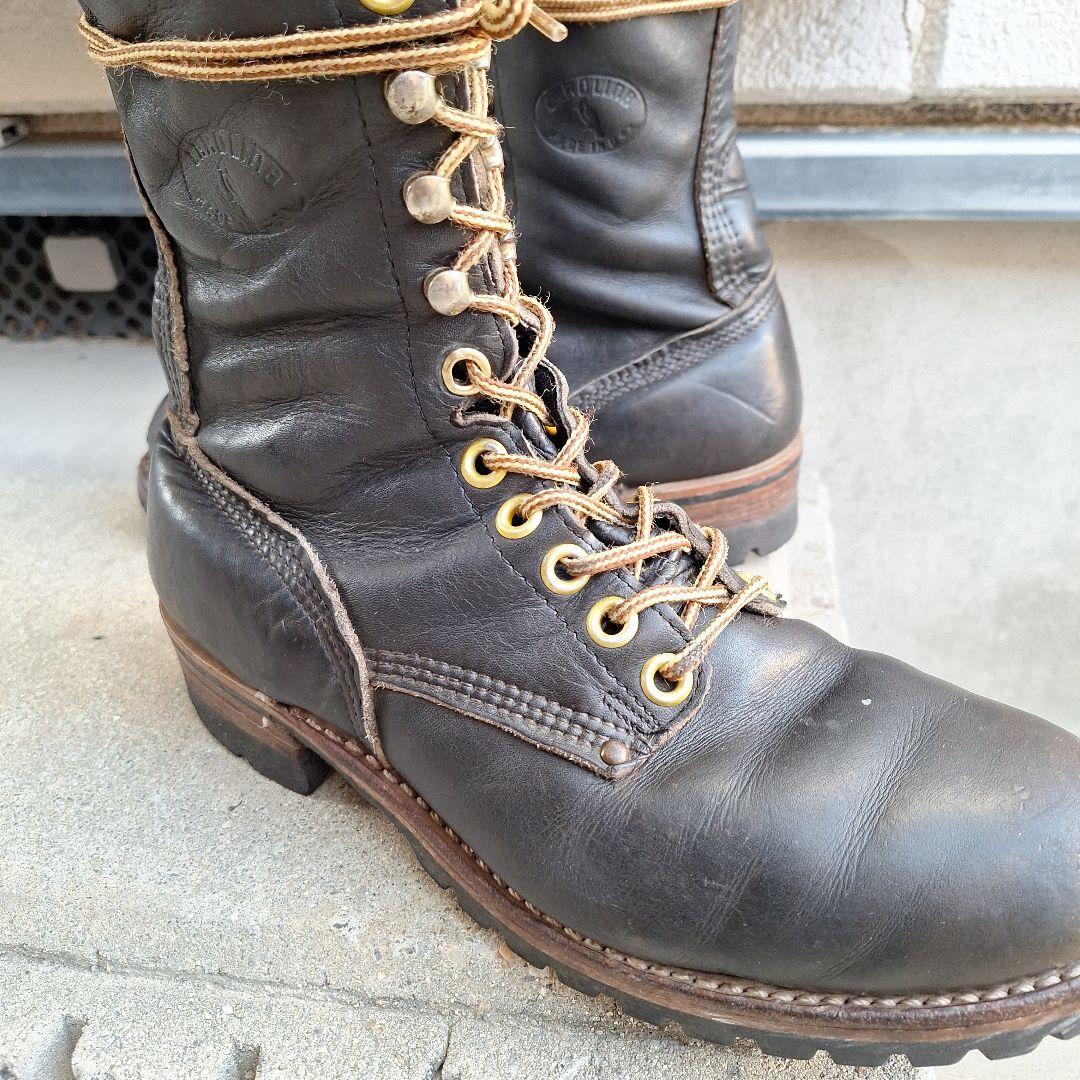 w*e様 CAROLINA PT91 VINTAGE ロガーブーツ　8E 茶芯
