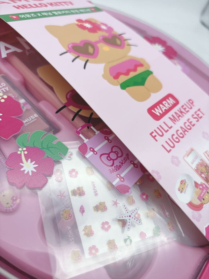 新品未開封　完売品　AMUSE 日焼けキティ　フルメイクキャリー