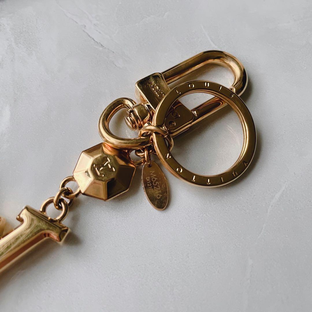 正規品 ルイヴィトン キーホルダー LV ファセット　キーリング