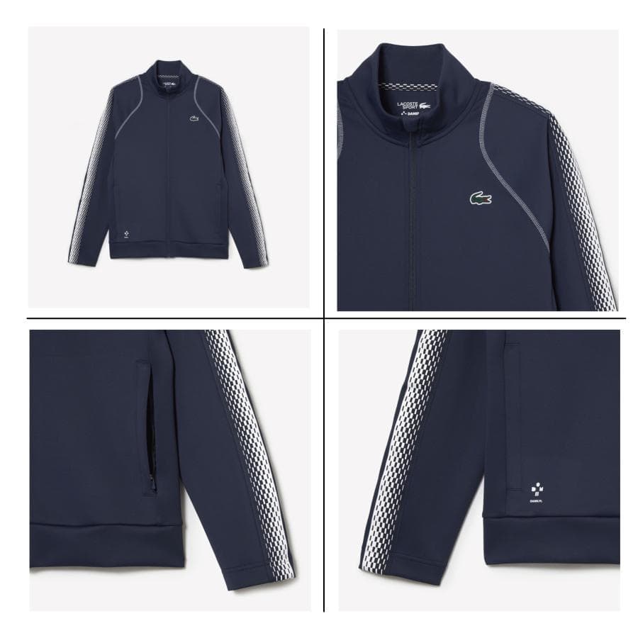 LACOSTE ダニール・メドベージェフ　ジップアップテニスジャケット　M