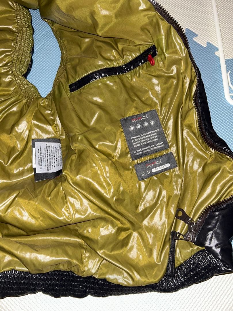 け*う様 DUVETICA フード付きダウンベスト 48 ブラック