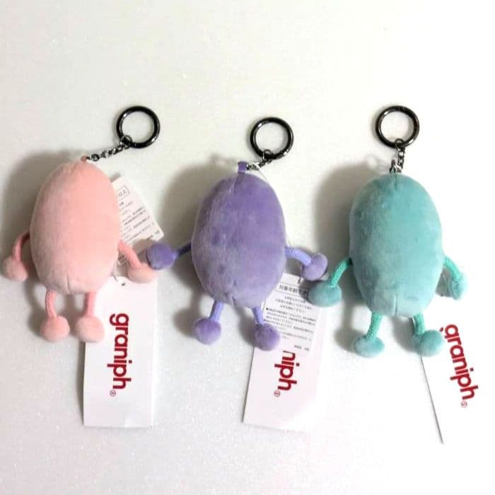 札幌グラニフ ビューティフルシャドー パステル ミニチャーム 3個セット