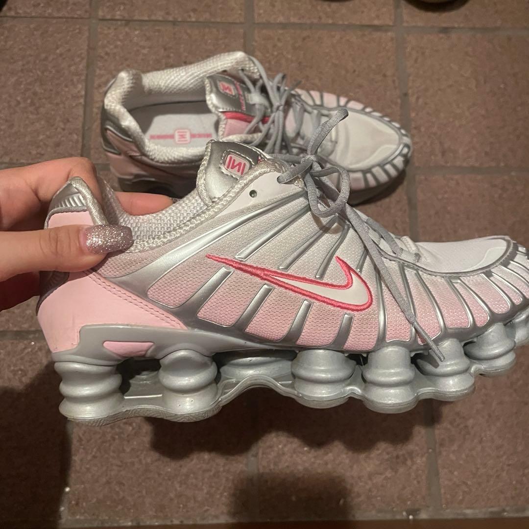 NIKE ナイキ ショックス Shox ピンク y2k シルバー