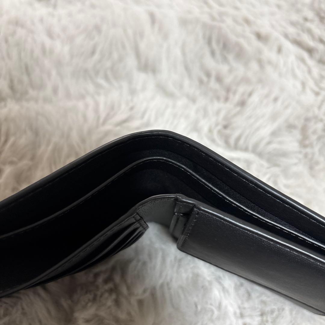 COACH ブラック 二つ折り財布　美品