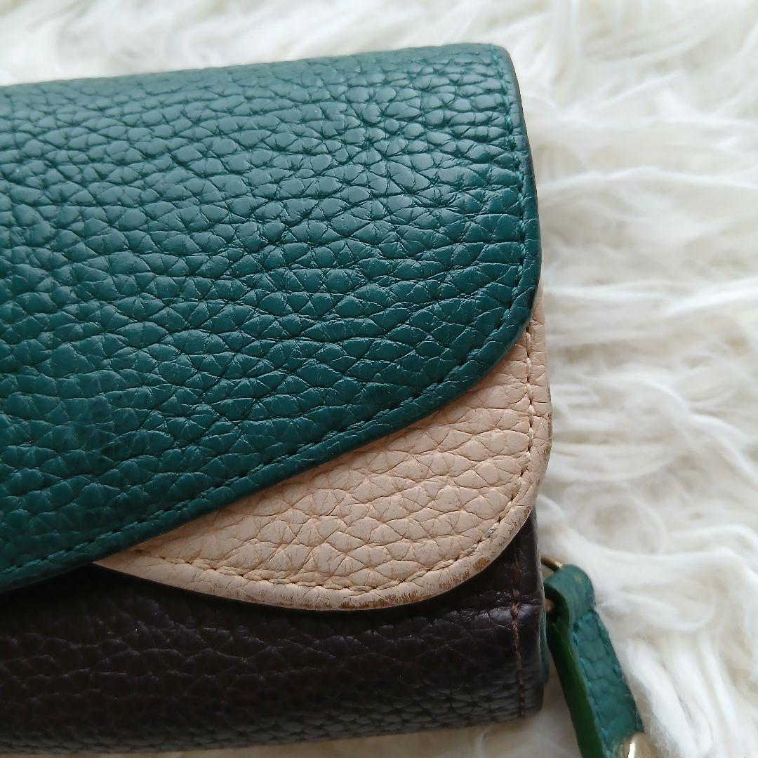 【Vivienne Westwood】希少カラー　ダブルフラップオーブロゴ折財布