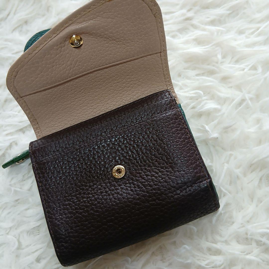 【Vivienne Westwood】希少カラー　ダブルフラップオーブロゴ折財布