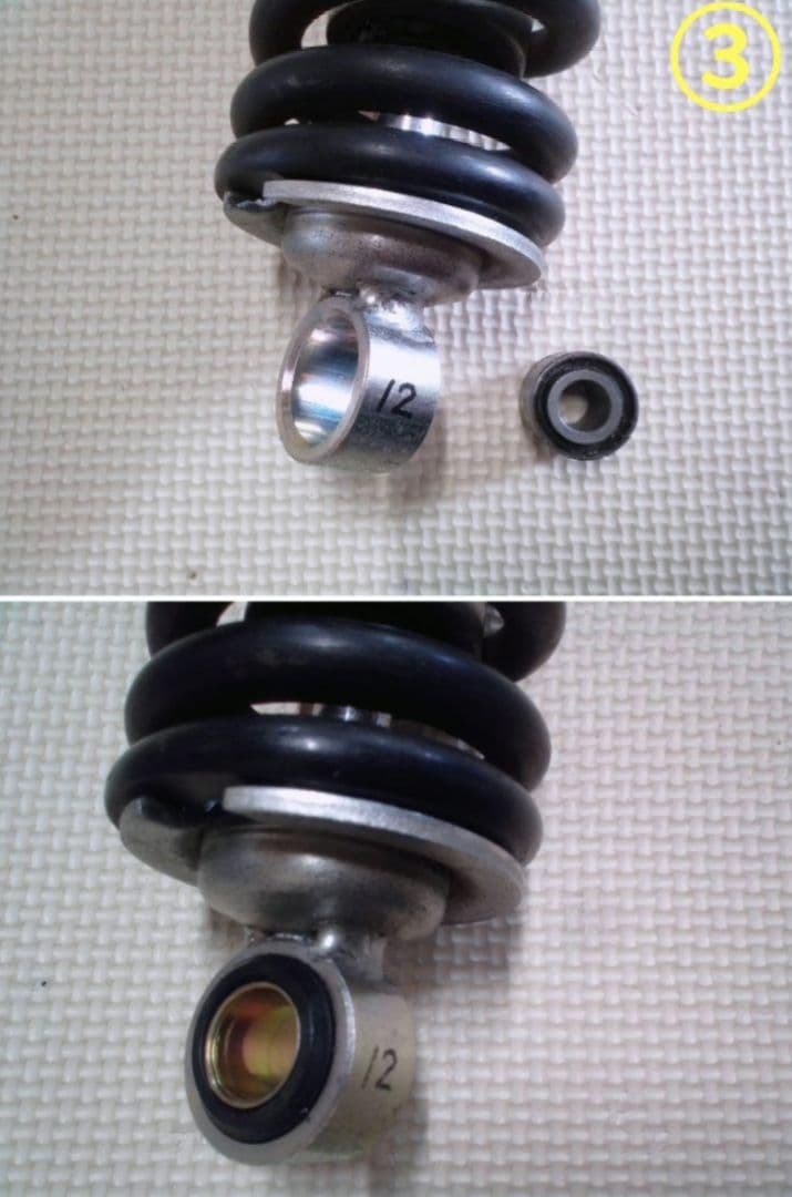 富士重工 ラビットスクーター S301用 ローダウンサス 前後セット ⑫