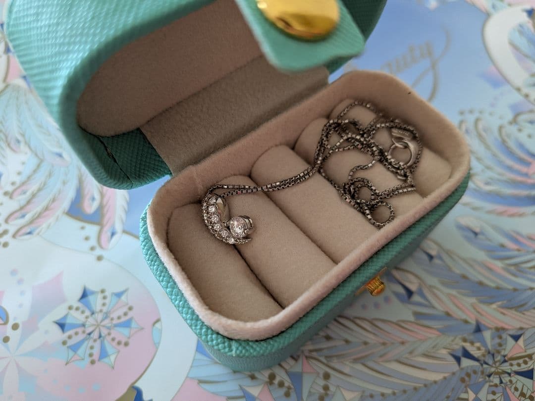 ゆうこりんさま専用　HOSHI no SUNA ダイヤ プラチナ ネックレス