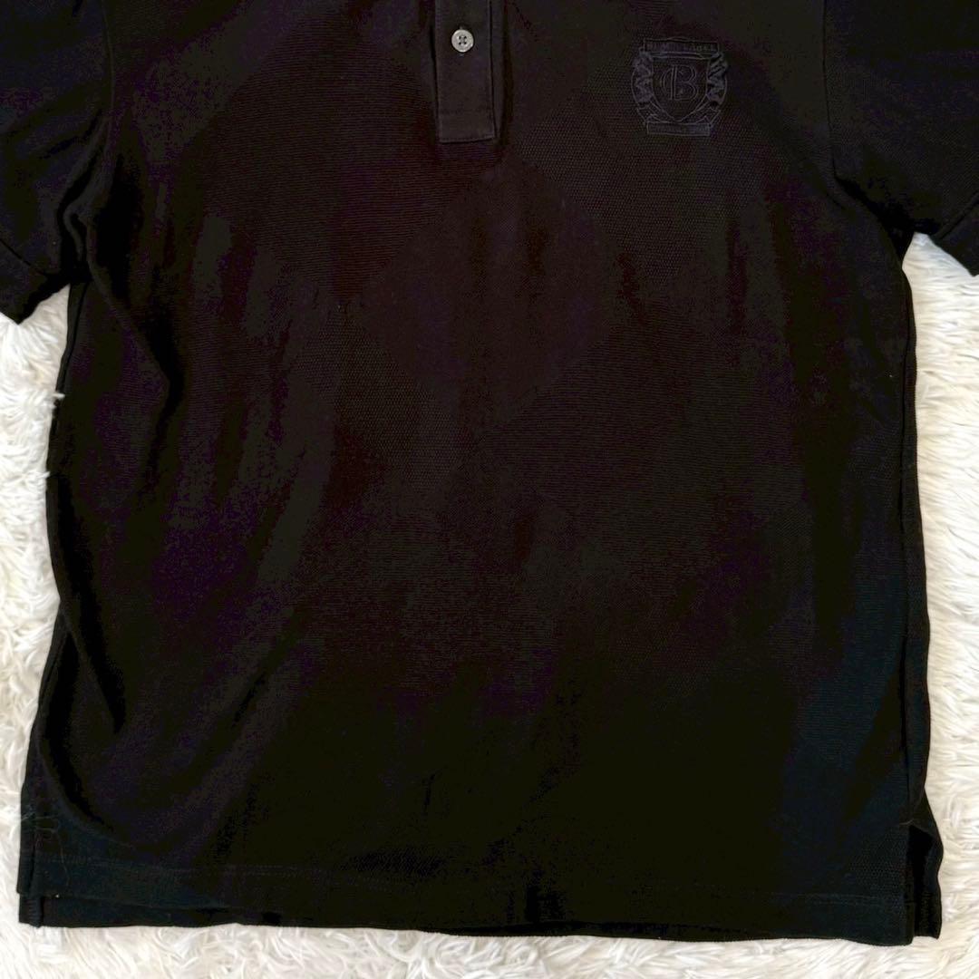 ✨現行/L相当✨ブラックレーベルクレストブリッジ ポロシャツ 袖チェック