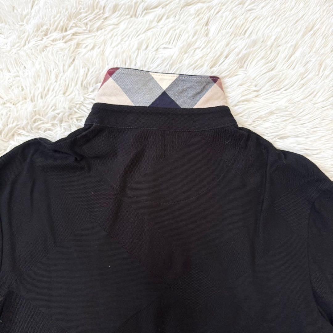 ✨現行/L相当✨ブラックレーベルクレストブリッジ ポロシャツ 袖チェック