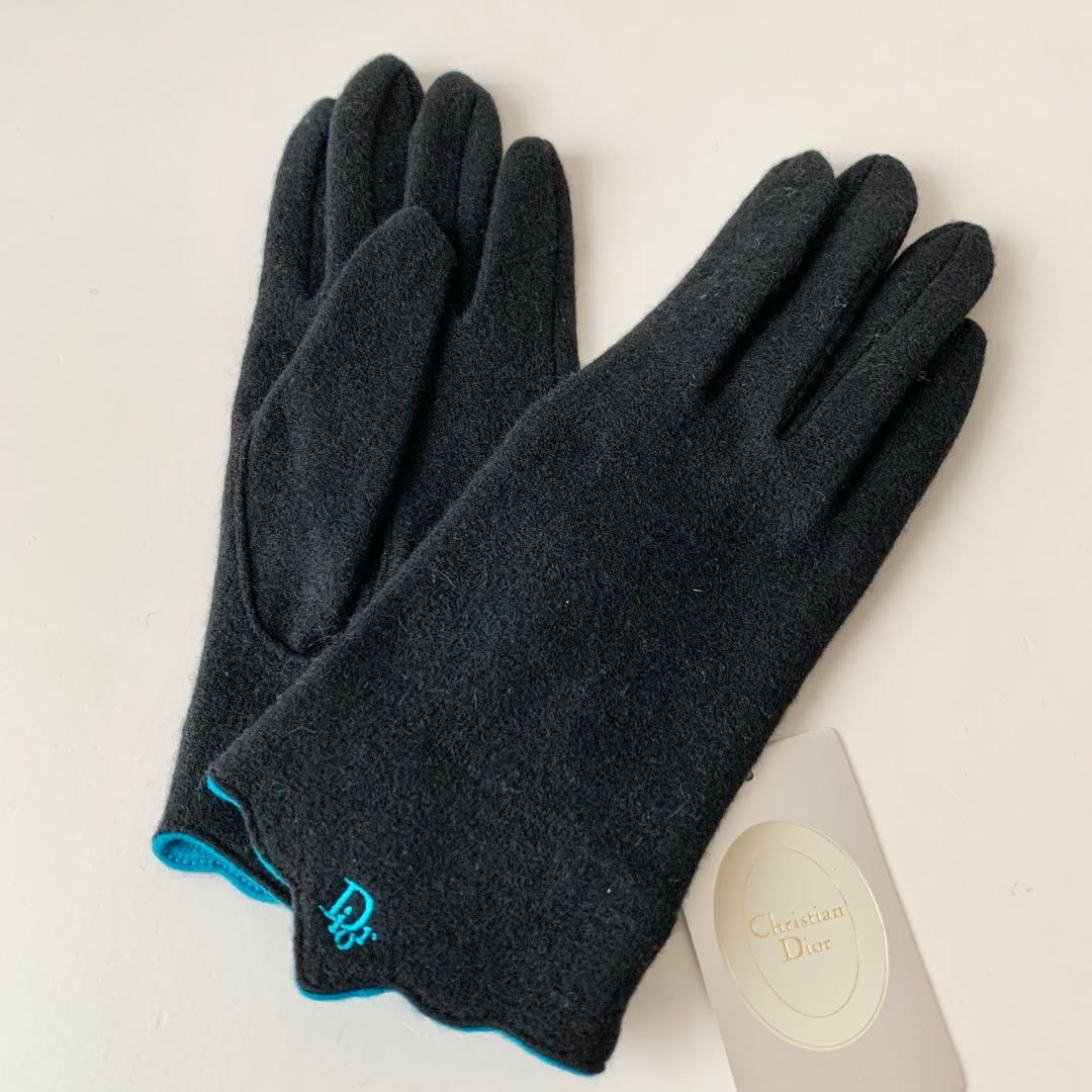 【Christian Dior】ディオール　手袋　グローブ　黒　ブラック　新品