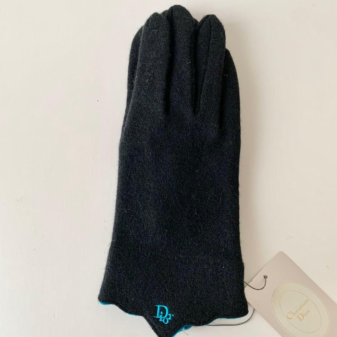 【Christian Dior】ディオール　手袋　グローブ　黒　ブラック　新品