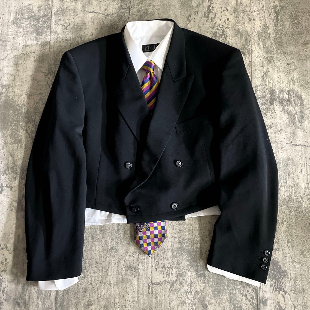 再構築 短丈 極上ウール ジャケット シャツのみ