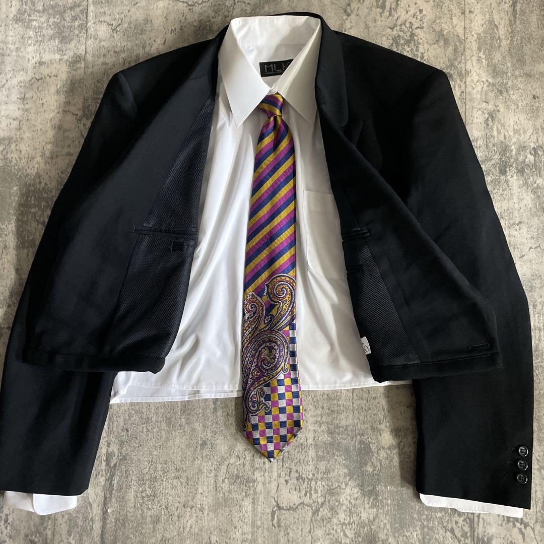 再構築 短丈 極上ウール ジャケット シャツのみ