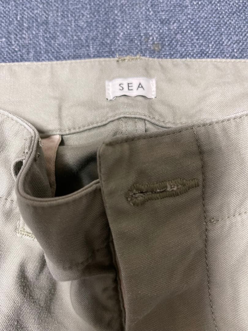 SEA カーゴパンツ カーキ
