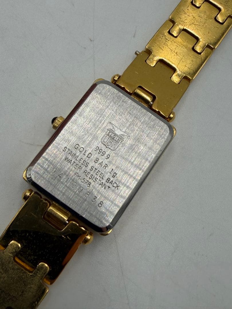 エルジン FK-578 レディース　ゴールド　腕時計