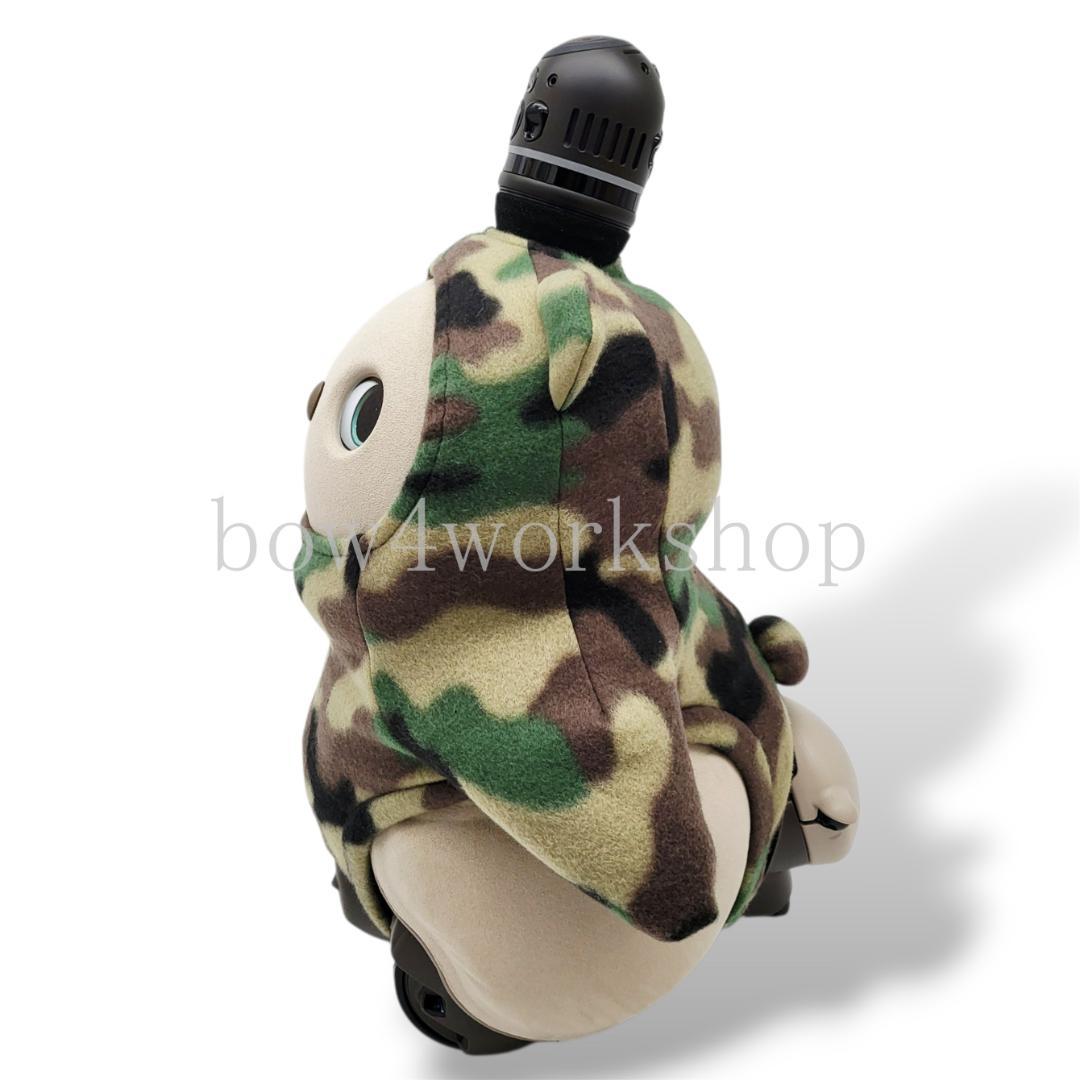 ラボット服/ハンドメイド　 迷彩柄くまちゃんボデースーツ