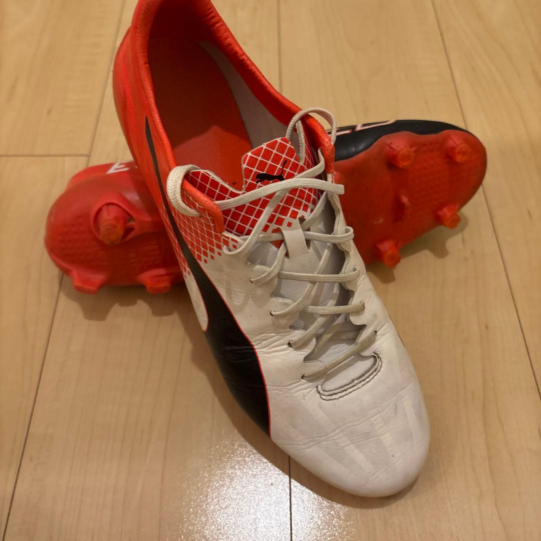 【美品】PUMA エヴォスピード SL2 FG サッカー スパイク28.0cm